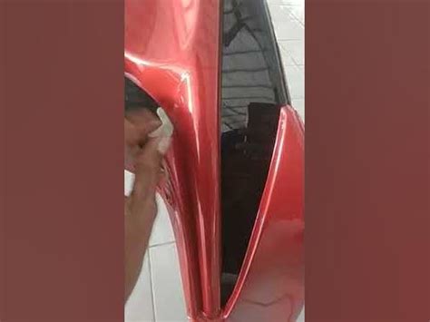 Toyota Yaris spoiler bemper kode warna red Mica 3r3 - YouTube