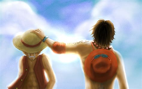 Luffy and Ace - One Piece HD Wallpaper