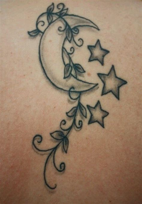 59 best images about ☆Star Tattoos ☆ on Pinterest | Star tattoos, Moon ...