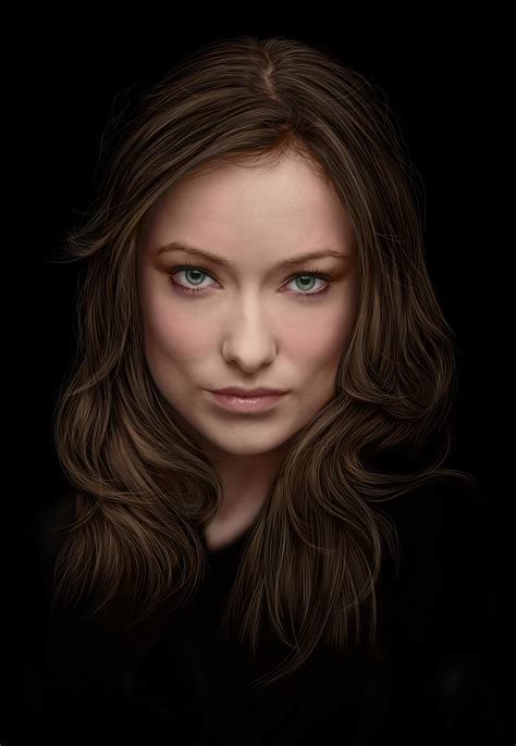 Pin on Illustration | Olivia wilde, Portrait, Photorealistic portraits