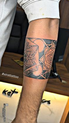 Virat Kohli Arm Band Tattoo | Arm band tattoo, Forearm band tattoos ...