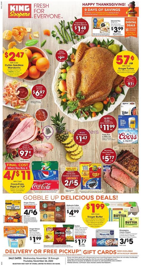 King Soopers Weekly ad valid from 11/18/2020 to 11/26/2020 - MallsCenters