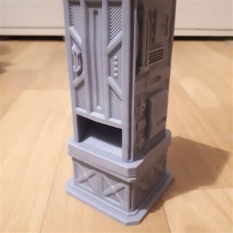 3D Print of Dice Base / Dice Tower by pixler