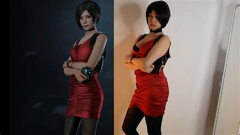 [self] Side by Side comparison of my Ada Wong Cosplay from RE2 Remake : r/cosplay