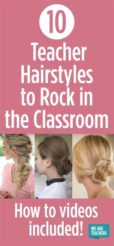 10 Teacher Hairstyles to Rock in the Classroom - WeAreTeachers | Teacher hairstyles, Teacher ...