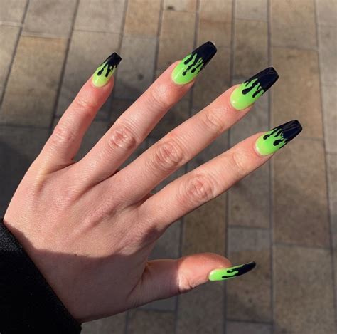 Halloween drip nails – Artofit