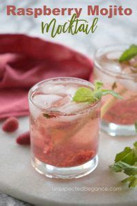 Raspberry Mojito Mocktail