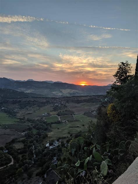 Beautiful sunset in Ronda, Spain : spain