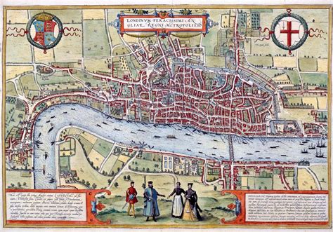 Rare ancient map of London is discovered from 1572 - and the roads are the same | Ancient maps ...