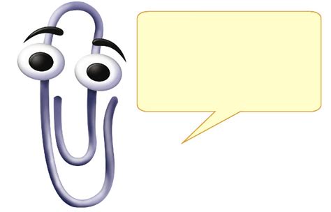 Clippy Blank Template - Imgflip