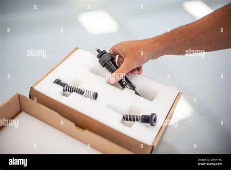 Close-up, detail, parts of a printing machine in a modern printing press Stock Photo - Alamy