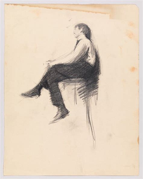 Whitney Museum of American Art: Edward Hopper: (Study of a Seated Man in Profile) (With images ...