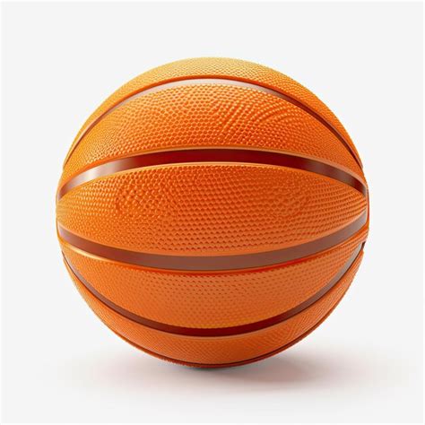 Premium AI Image | A basketball on a white background