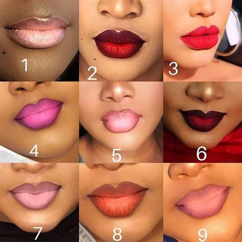 💄Which of these lipstick combos is your favourite sis? Comment 👇🏾~ Quel combo préfères-tu? 🤔 ...
