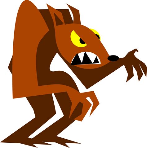 Clipart - werewolf