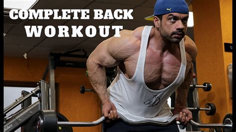 COMPLETE BACK WORKOUT FOR MASS with MUSCLEMANIA PRO ATHLETE - YouTube