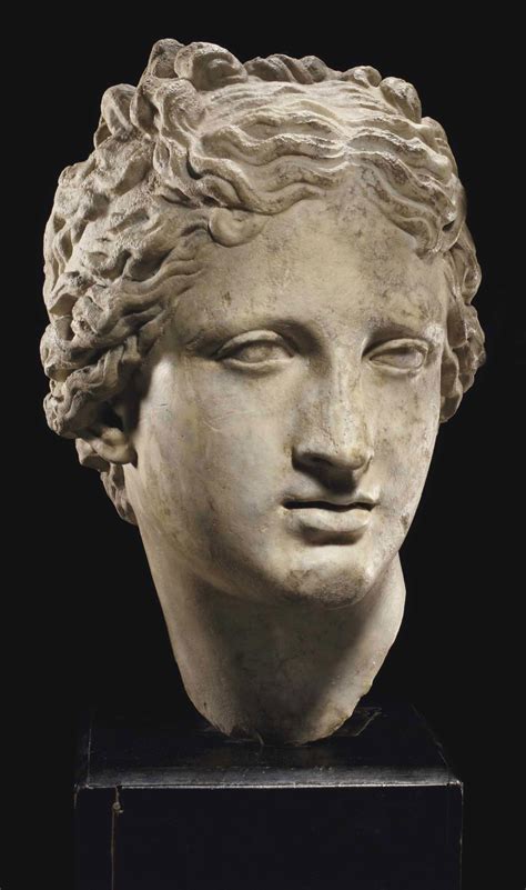 A ROMAN MARBLE HEAD OF VENUS , CIRCA 1ST-2ND CENTURY A.D. | Christie's