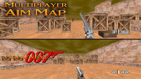 GoldenEye 007 N64 - aim_map Multiplayer (Custom level) - YouTube