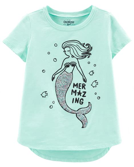 Mermaid Flip Sequin Tee Short Sleeve Tunic Tops, Short Girls, Kids Girls, Girls Toys, Twin Girls ...