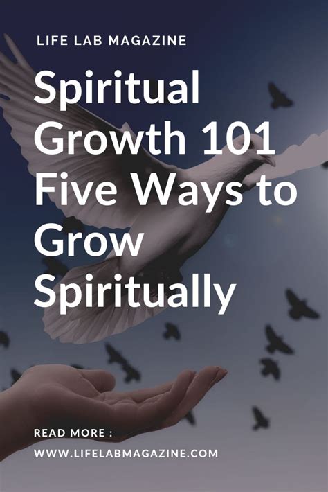 Spiritual Growth 101 – Five Ways to Grow Spiritually | Spiritual growth, Spirituality, Knowledge ...