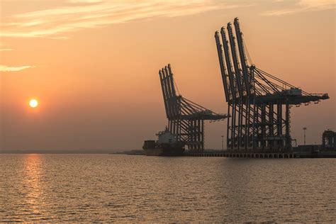 London Gateway Container Terminal at... © Christine Matthews :: Geograph Britain and Ireland