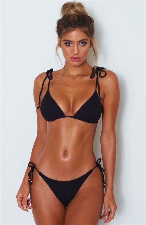 Strappy Solid Two Piece Bikini Set Product information Pattern style: solid color, sexy, tight ...