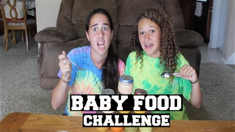 BABY FOOD CHALLENGE ☹! - YouTube