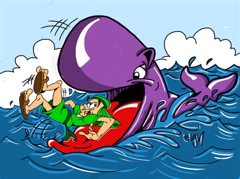 Jonah and the Whale Cartoon Illustrations | Ministry-To-Children