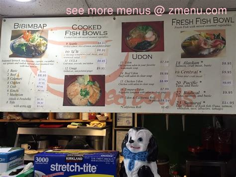 Online Menu of Red Bowls Restaurant, Seattle, Washington, 98104 - Zmenu