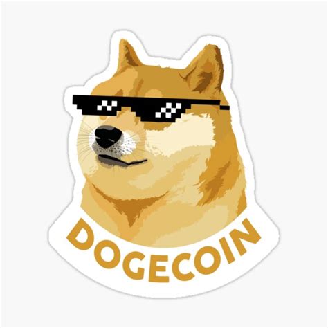 Dogecoin Stickers | Redbubble