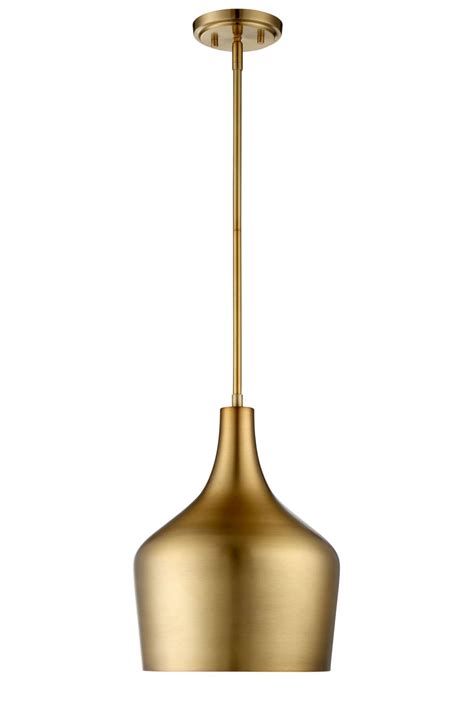 251 First Uptown Natural Brass One-Light Pendant | Pendant lighting, Kitchen pendant lighting ...