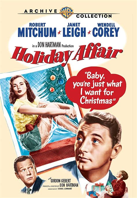 Amazon.com: Holiday Affair (1949): Robert Mitchum, Janet Leigh, Wendell Corey, Gordon Gebert ...