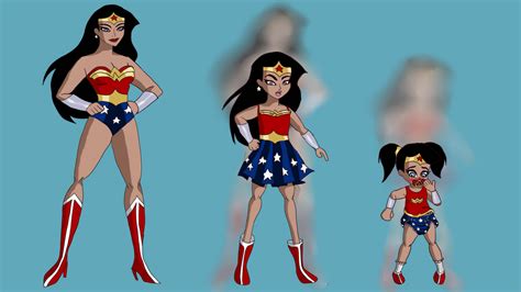 Wonder Woman Age Regression Sequence by Ar-Kayn on DeviantArt