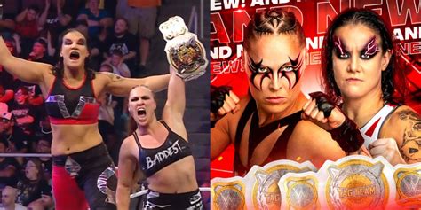 Ronda Rousey and Shayna Baszler Become WWE Women's Tag Team Champions