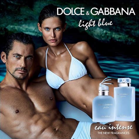 David Gandy & Bianca Balti Star in Dolce & Gabbana Light Blue eau Intense Fragrance Campaign ...