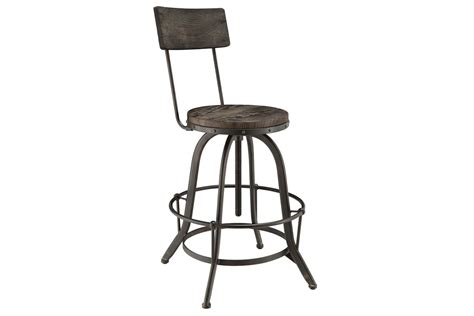 Procure Adjustable Wood Bar Stool in Black by Modway at Gardner-White