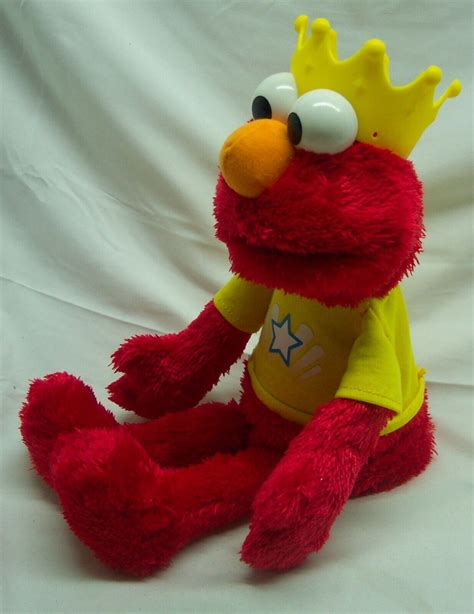 HASBRO Sesame Street INTERACTIVE TALKING PRINCE ELMO 10" Plush STUFFED ...