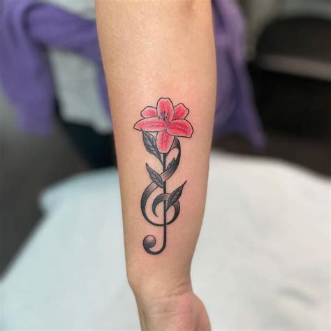 101 Best Treble Clef Tattoo Designs You Need To See!