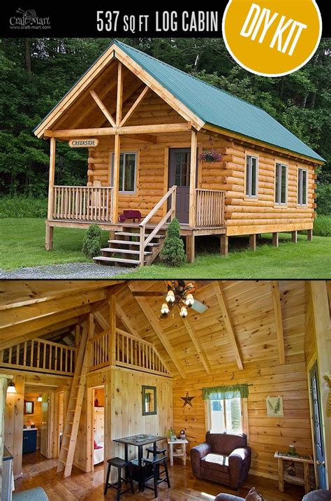 Tiny Log Cabin Kits - Easy DIY Project | Small log cabin, Small log cabin kits, Diy cabin