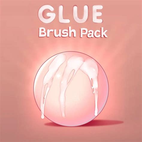 Free glue brush pack for procreate - LIBRIUM