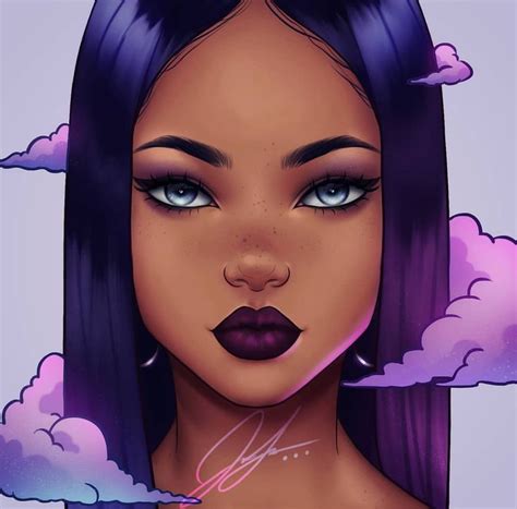 Art Black Love, Black Girl Magic Art, Black Is Beautiful, Black Girl Cartoon, Dope Cartoon Art ...