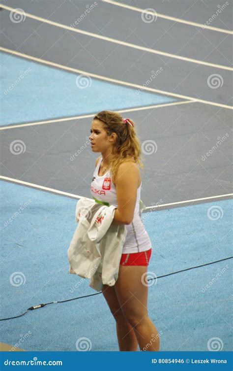 Maria Andrejczyk Polish Javelin Thrower Editorial Photo - Image of ...