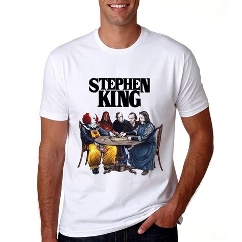 New Arrival Stephen King It Movie Tshirt Summer Men Stephen King Print ...