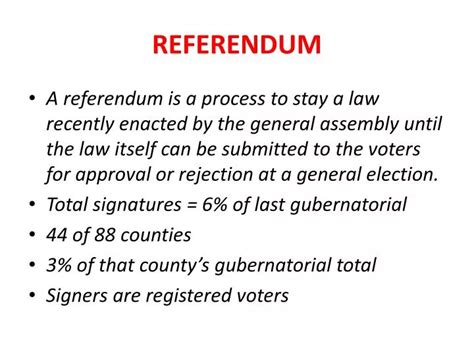 PPT - REFERENDUM PowerPoint Presentation, free download - ID:2787470