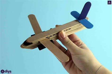 DIY Popsicle Stick Airplane Craft