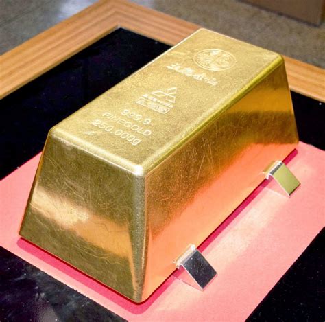 World's largest gold bar in Japan surges in value amid Ukraine crisis