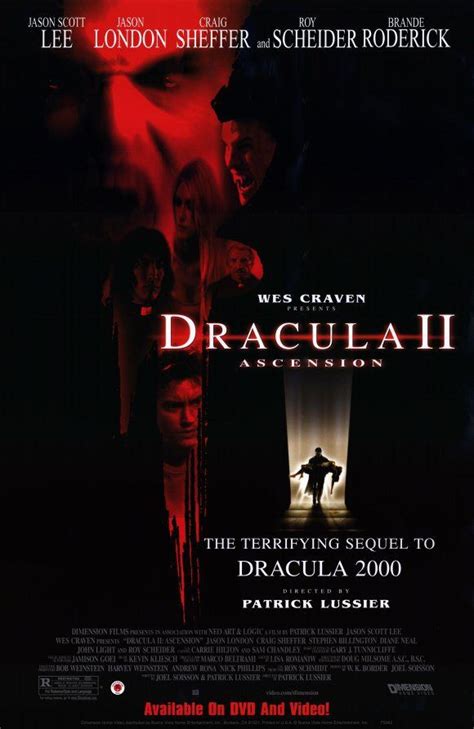 Dracula II: Ascension (2003) | Dracula, Wes craven movies, Dracula film