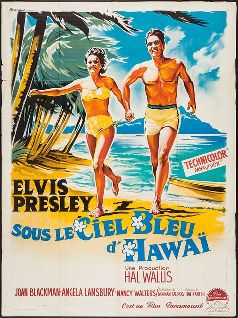 Blue Hawaii (Norman Taurog, 1961) French grande design by Roger Soubie ...