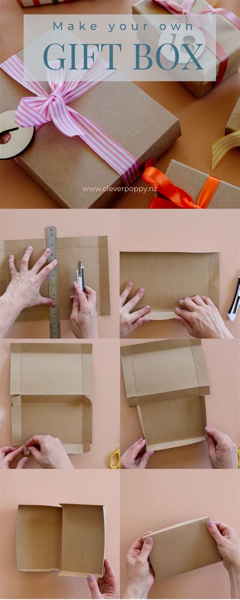 DIY Cardboard Gift Boxes (no template needed!) | Homemade gift boxes ...