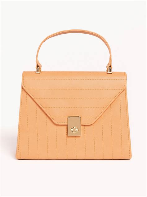 Stitch Box Style Handbag – Limelightpk